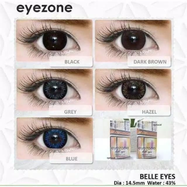 SOFTLENS EYEZONE BELLE EYES BLACK / CHOCO  NORMAL