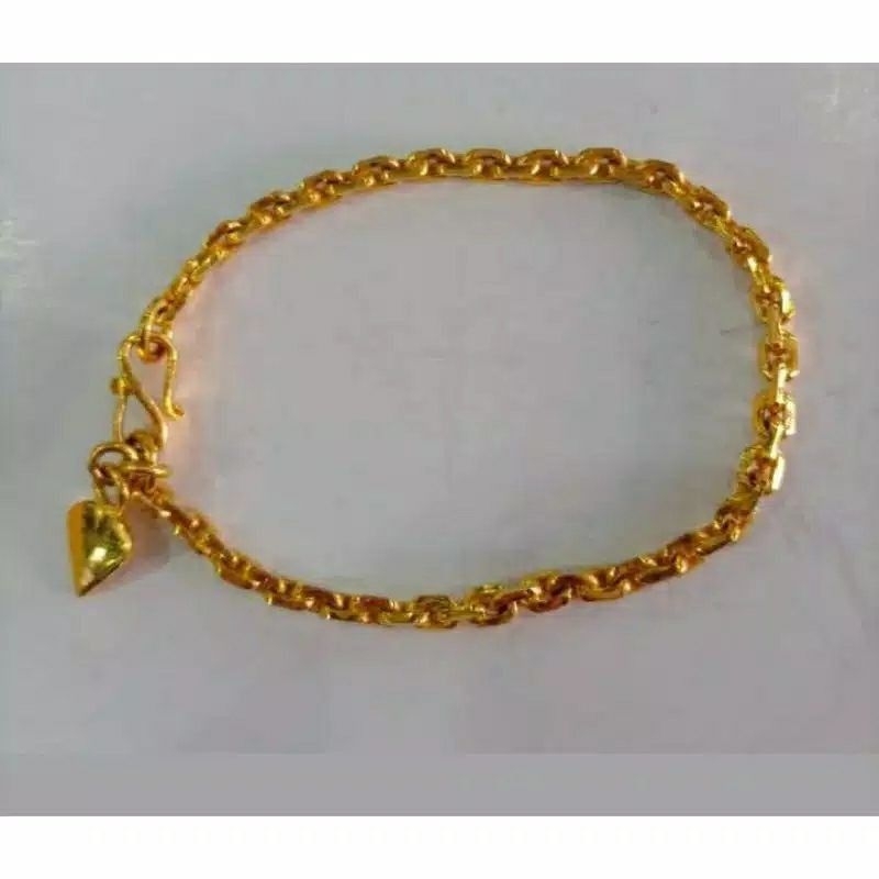 gelang emas 999 rantai Belitung