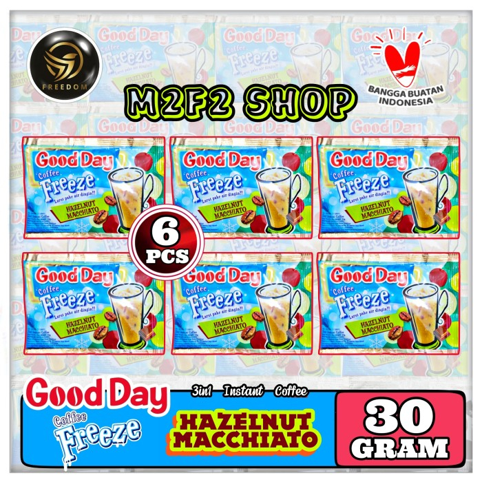 

Good Day Coffee Freeze | Kopi Bubuk 3in1 Instant Sachet - 30 gr (Kemasan 6 Pcs)
