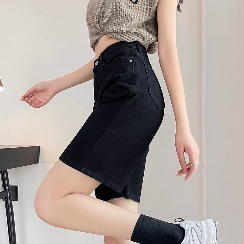 Hitam Shorts Jeans Pants | Celana Pendek Wanita Casual Korea