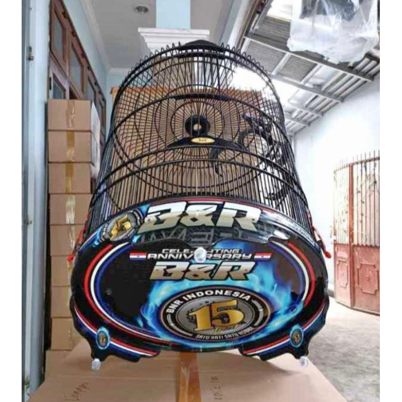 SANGKAR KANDANG MURAI BNR 15th PVC DECAL NO 2