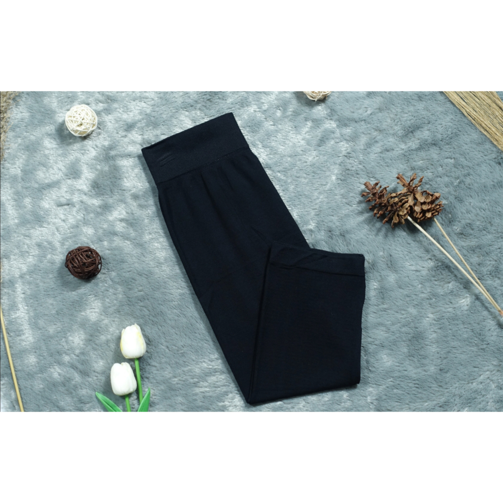 LEGGING JEANS ELASTIS 7/8 LEGGING PENDEK MOTIF JEANS