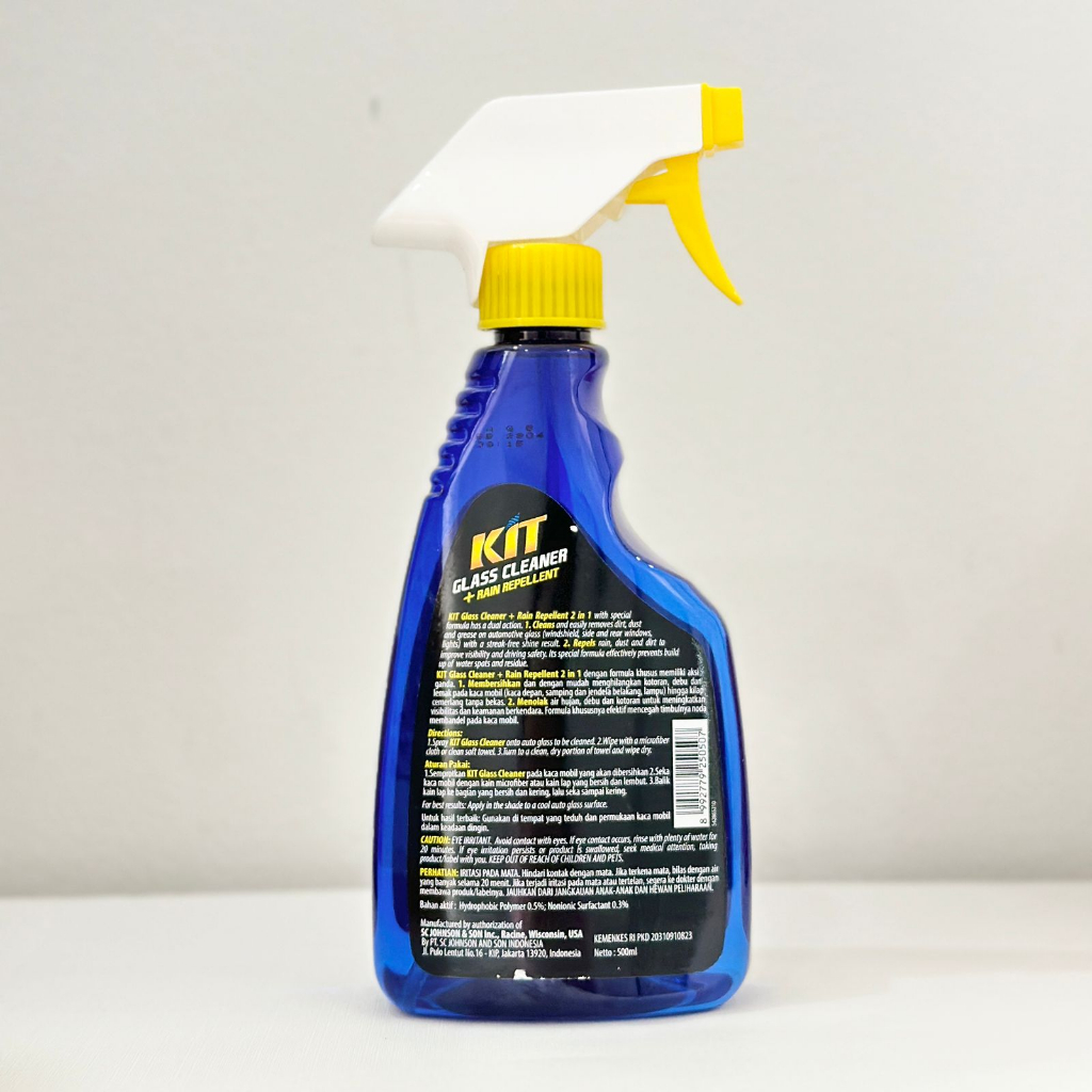 Kit Glass Cleaner + Rain Repellent Pump 500ml