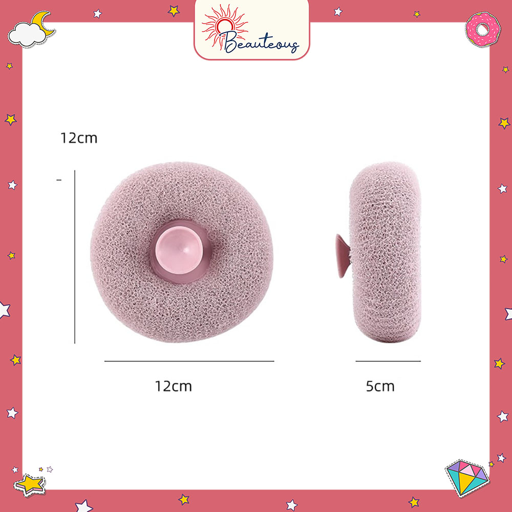Spons Sikat Pembersih Daki Kotoran Kulit Badan Spons Sikat Mandi Donat