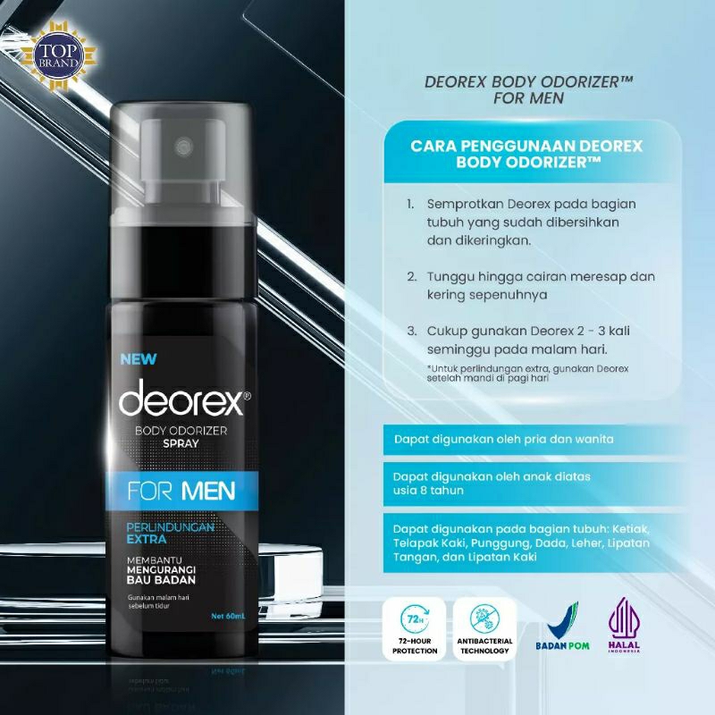 DEOREX BODY ODORIZER FOR MEN