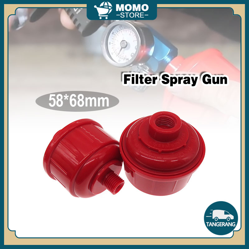 Spray Gun Filter Air / Udara Spray Gun Dengan Filter Air Filter Spray Gun Untuk Cat Mobil 58*68mm