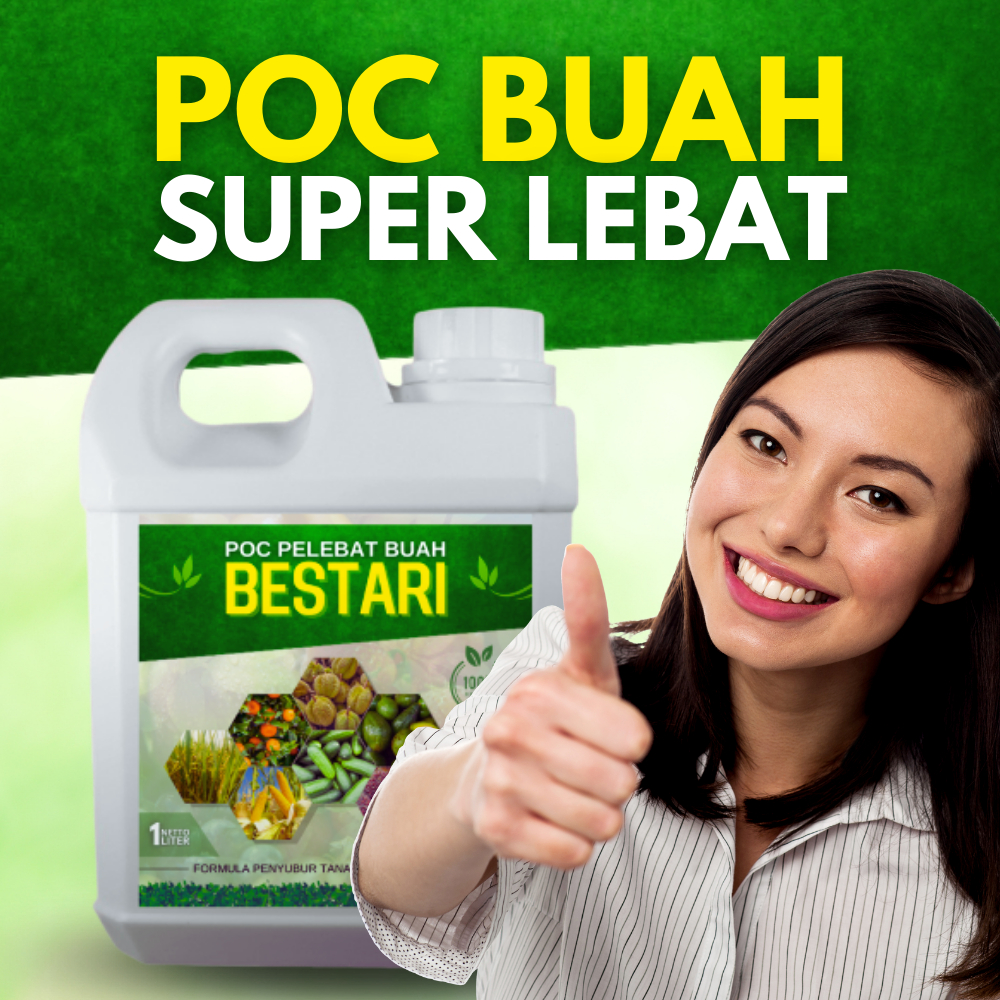 Pupuk Penyubur Tanaman dan  Pelebat Buah Kemasan 1 Liter / Pupuk Tanaman Buah / Pupuk Tanaman Cabe /