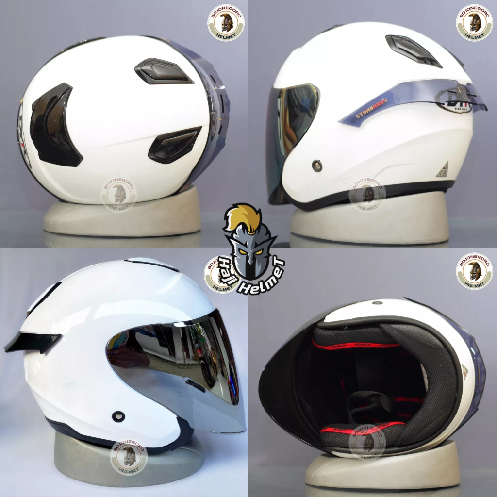 GRATIS ONGKIR HELM KYOTO MERK DYR OSAKA PAKET GANTENG HALF FACE SNI free stiker KYT