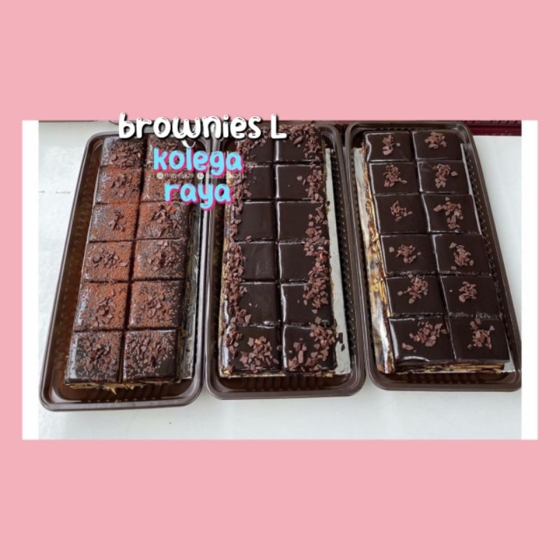 Mika Brownies Ukuran L Isi 25PCS Warna Coklat