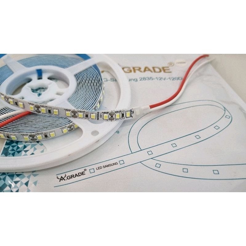 Led Strip Samsung AGrade 2835 120Led/M Mata Rapat