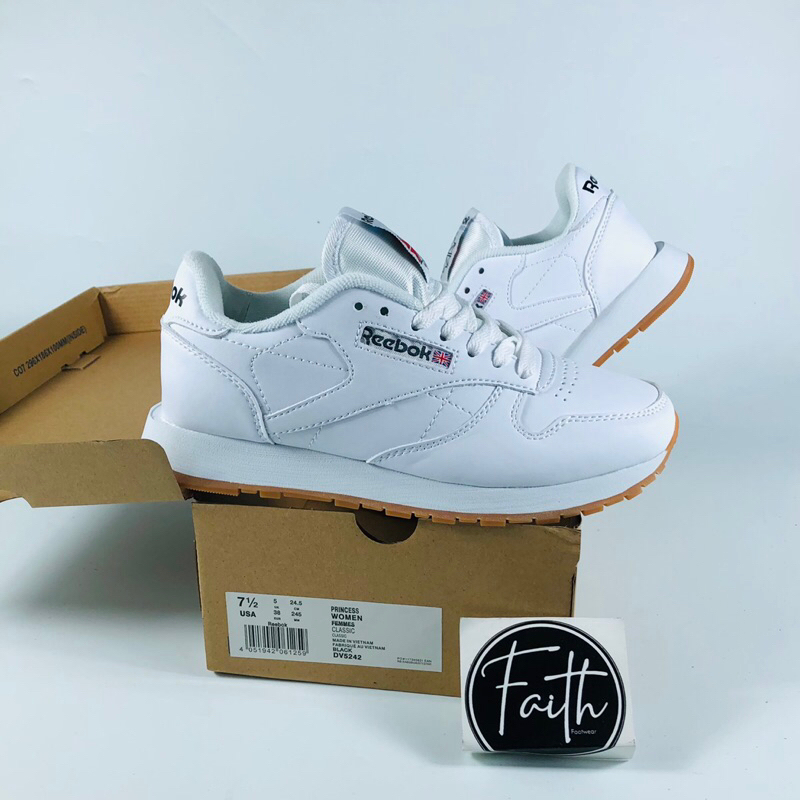 (FTH) Reebok Classic Leather White Gum