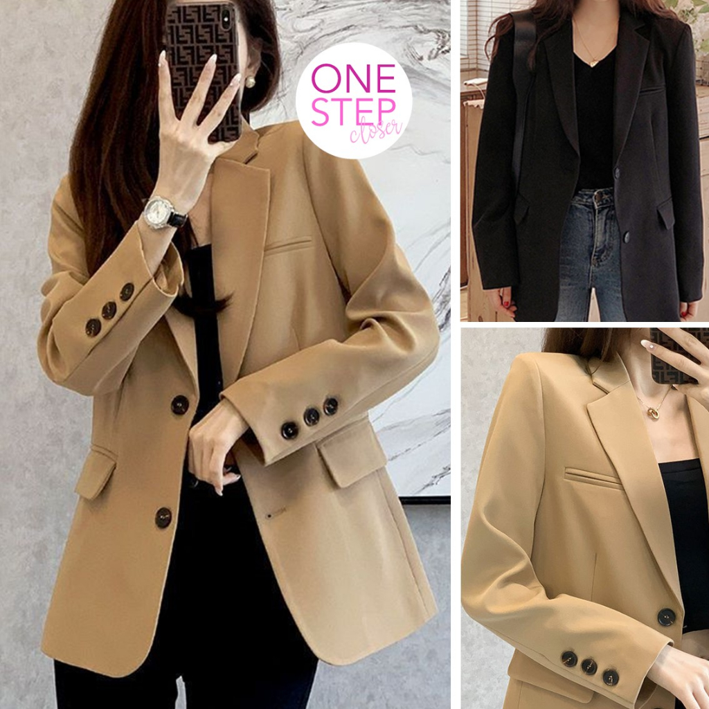 Blazer Oversize Premium Wanita Korean Style Casual Import Formal Outer (S2-001-1001)