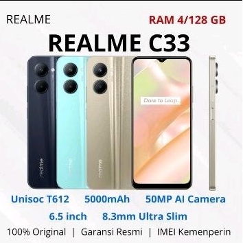 SECOND REALME C33 RAM 3/64