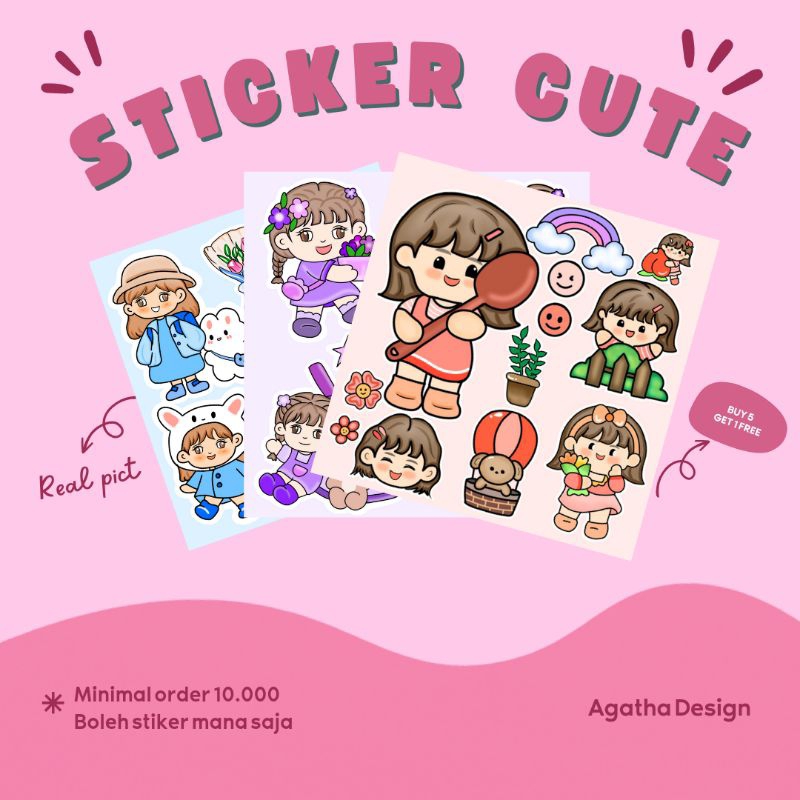 

STIKER CUTE AESTHETIC | STIKER HP