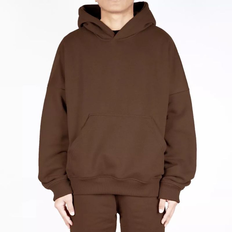 Warstudio - Hoodie Boxy Brown Polos