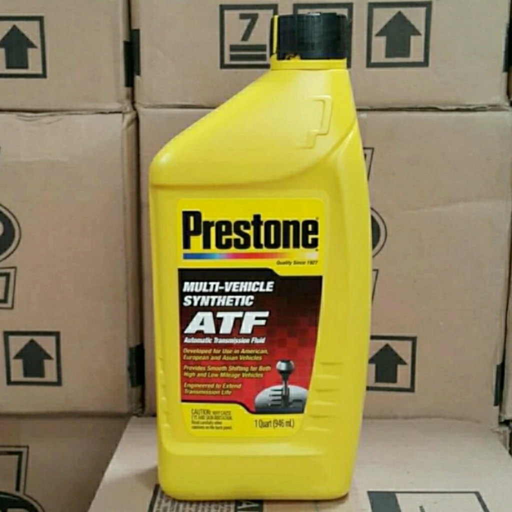OLI TRANSMISI MOBIL MATIC PRESTONE MULTI VEHICLE SYNTHETIC ATF 1 LITER