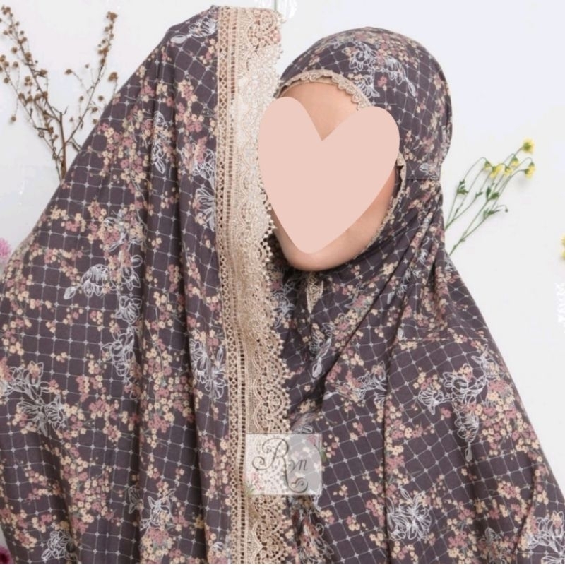 Mukena Emily Series - Mukena Dewasa Travelling Rayon Ryn Jumbo