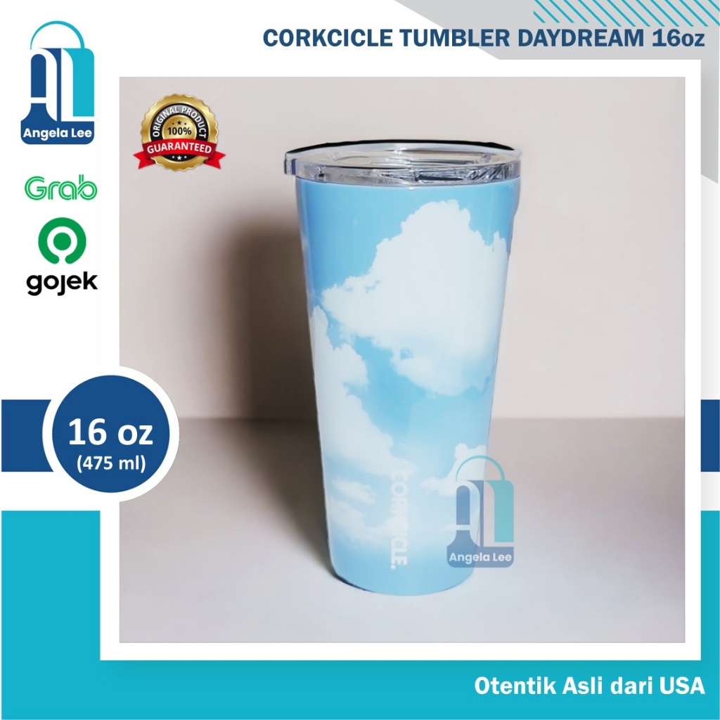 Corkcicle Daydream Canteen Tumbler Stemless Ori USA 16oz