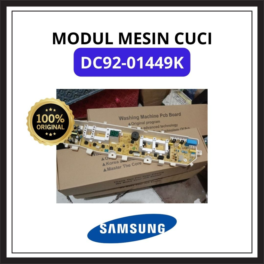 Modul Mesin Cuci Samsung DC92-01449K PCB 13 Tombol