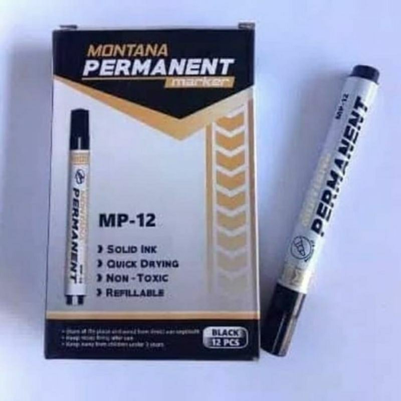 

spidol permanent montana hitam