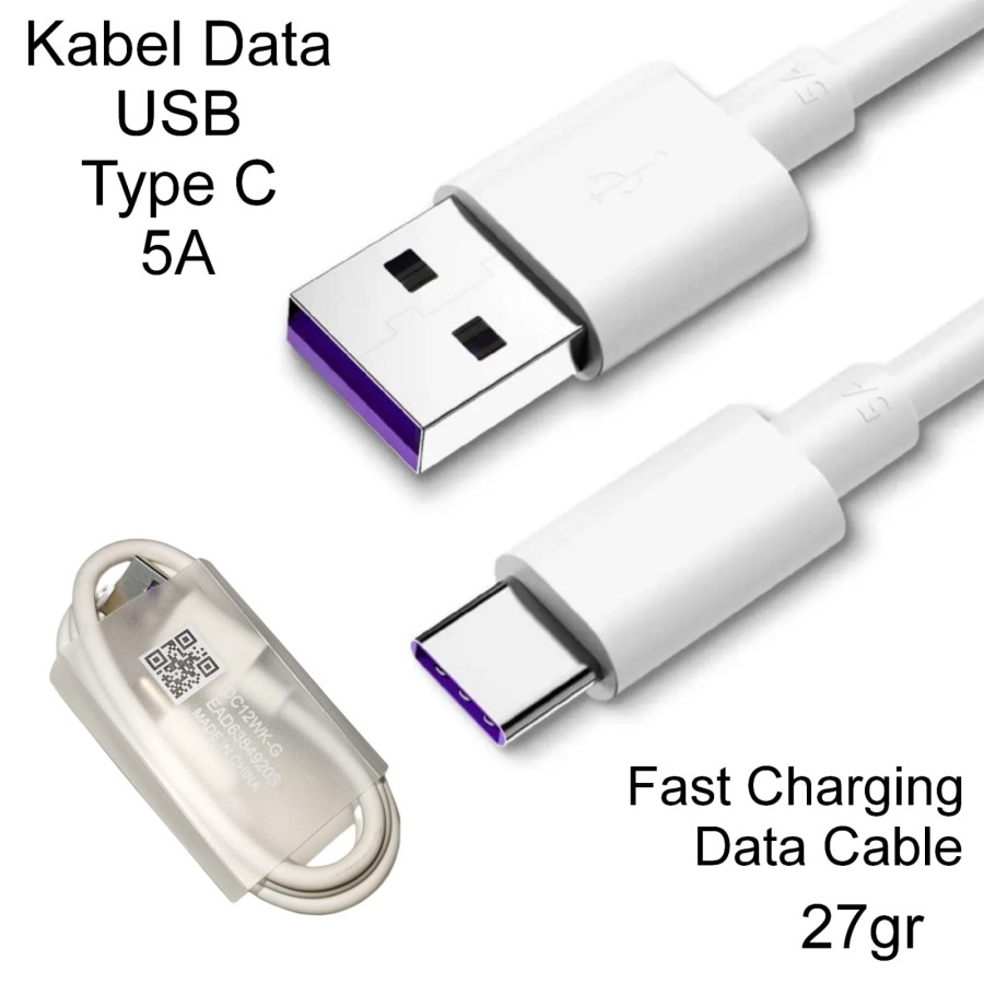 Kabel Data USB Super Fast Charging 5A Type C / Micro USB