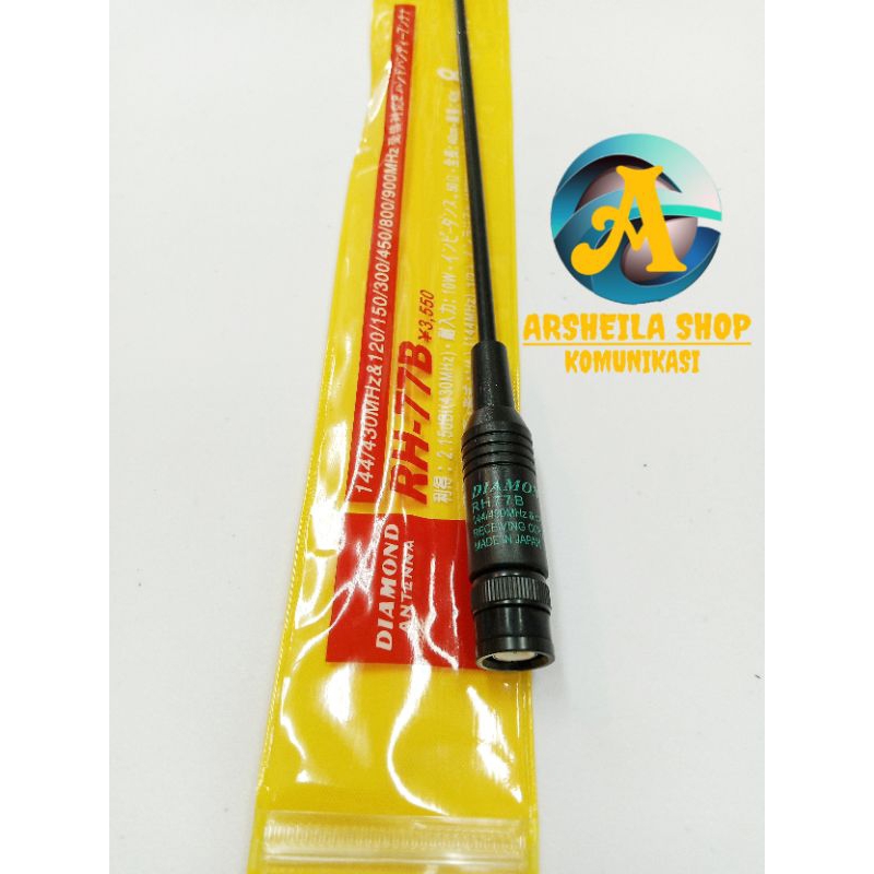 Antena HT dual band  RH 77B lentur tidak mudah patah