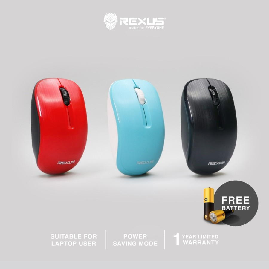 Rexus Mouse Office Wireless Q10 Black