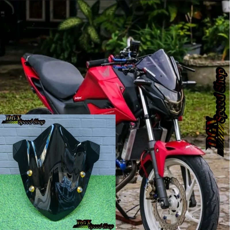 VISOR CB 150R NEW/OLD MODEL TERBARU WINDSHIELD CB 150R FREE BAUT VARIASI