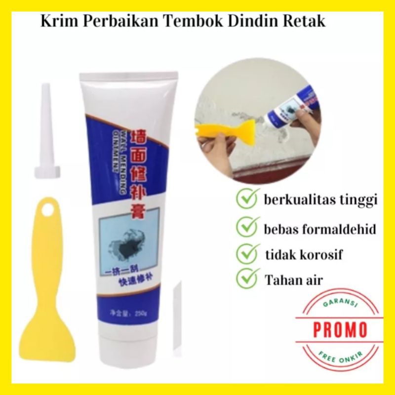 penambal dinding cream instan waterproof wall repair pasta magic waterproof dinding penambal dinding