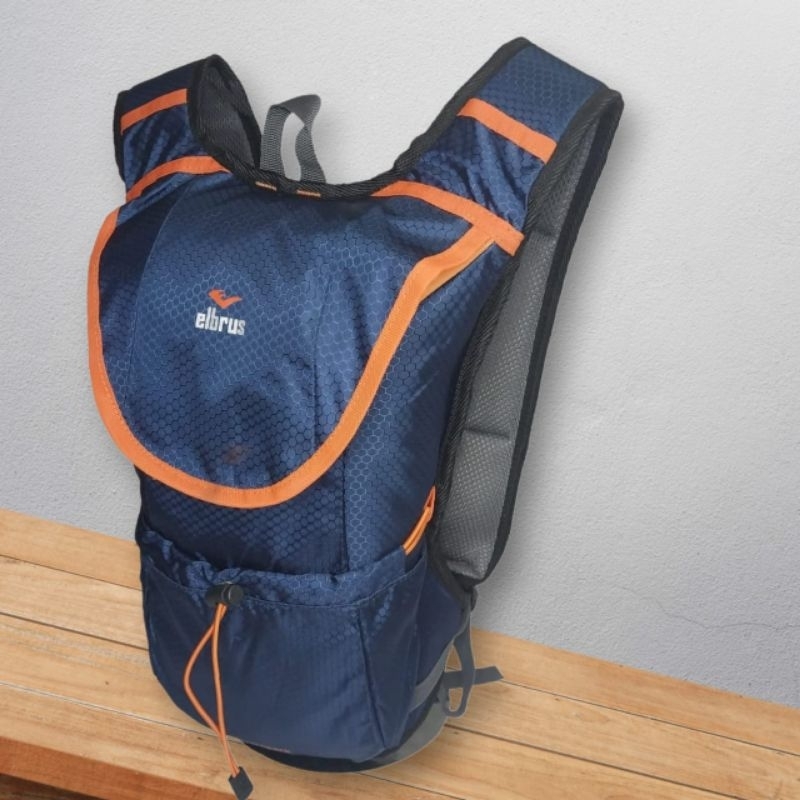 Daypack 25 Liter Tas Ransel Pria Wanita Elbrus Original Slot Laptop 12/13.Inchi Tas Ransel Sekolah Kuliah SMP SMK SMA Outdoor Hiking Gunung Adventure