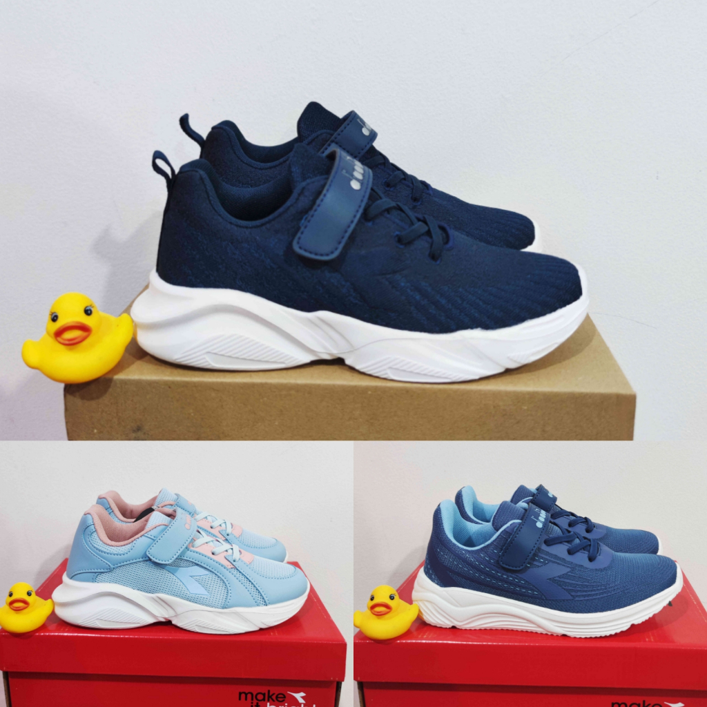 Sepatu Anak Diadora JR Blue Navy Original