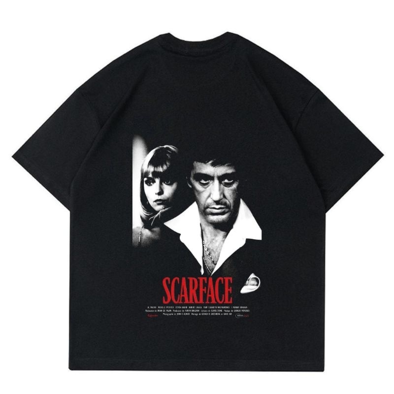 TSHIRT SCARFACE FILM | KAOS FILM SCARFACE UNISEX
