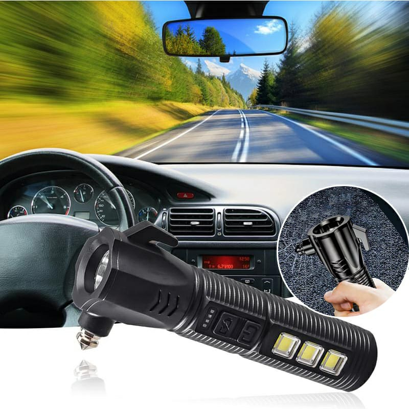 senter led emergency palu darurat super terang lampu senter camping super terang jarak jauh