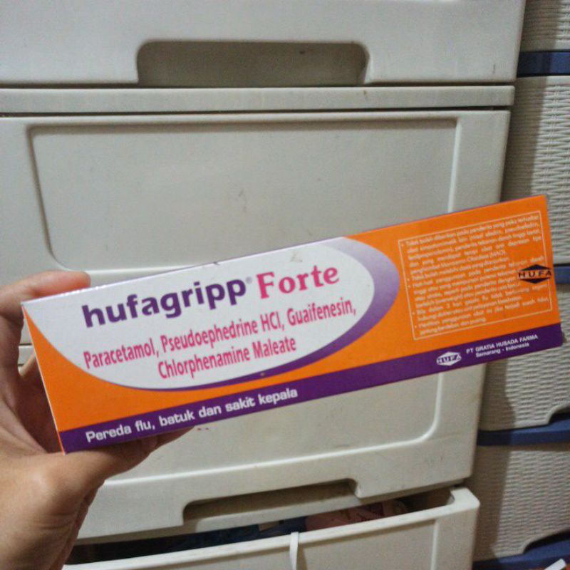 Hufagripp hufagrip forte strip 10 kaplet batuk flu sakit kepala