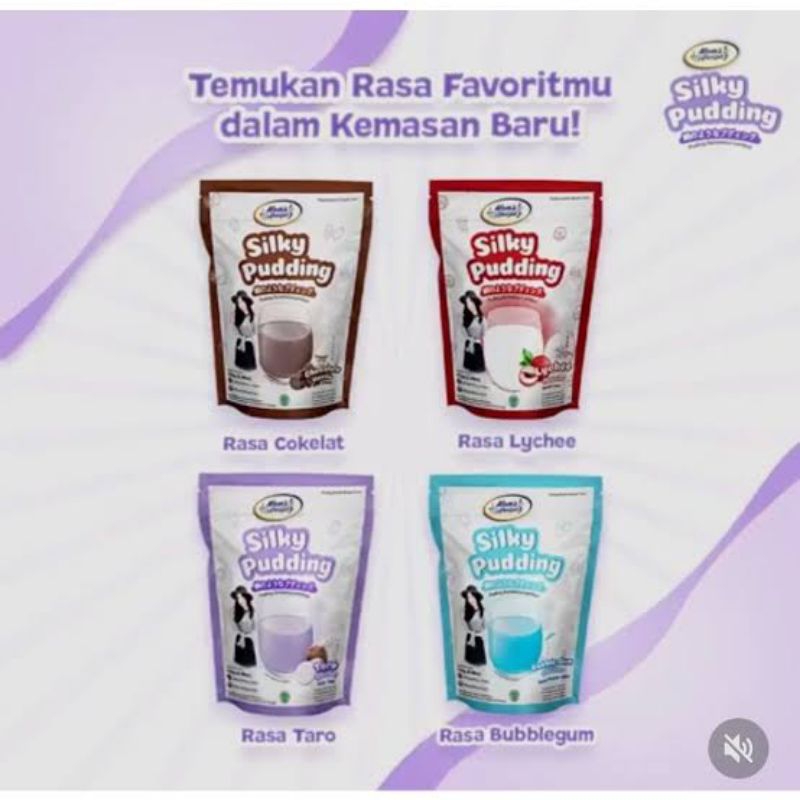 

SILKY PUDDING Forisa Mom's Recipe Pouch 110 gr PUYO Puding Susu Smooth