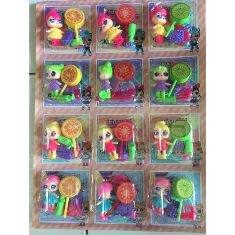 Mainan boneka LOL  murah fancy mini aksesories
