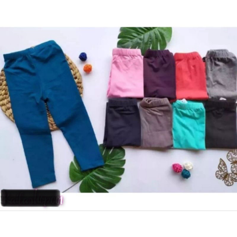 Celana Legging Anak Bahan Kaos Rayon