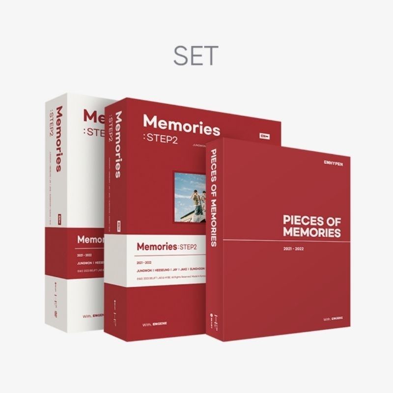 [READY STOCK] ENHYPEN OFFICIAL MEMORIES: STEP 2 DIGITAL CODE / DVD / PIECES OF MEMORIES (Sealed) + O