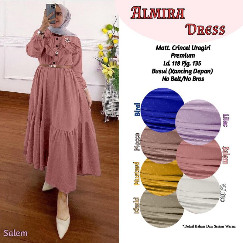 ALMIRA DRES GAMIS WANITA TERBARU