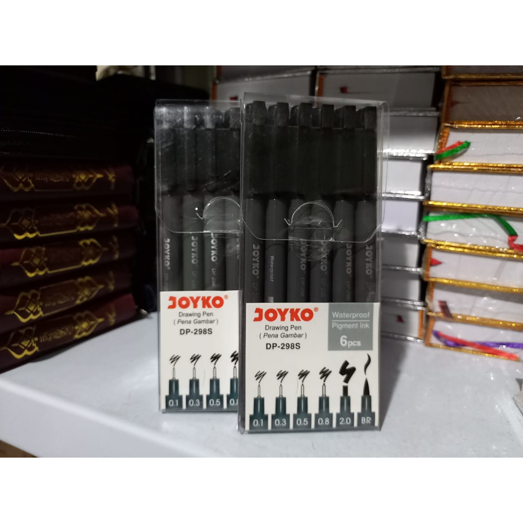 Drawing Pen Joyko DP-298S Set 6 Pcs / Pena Gambar Joyko DP-298S