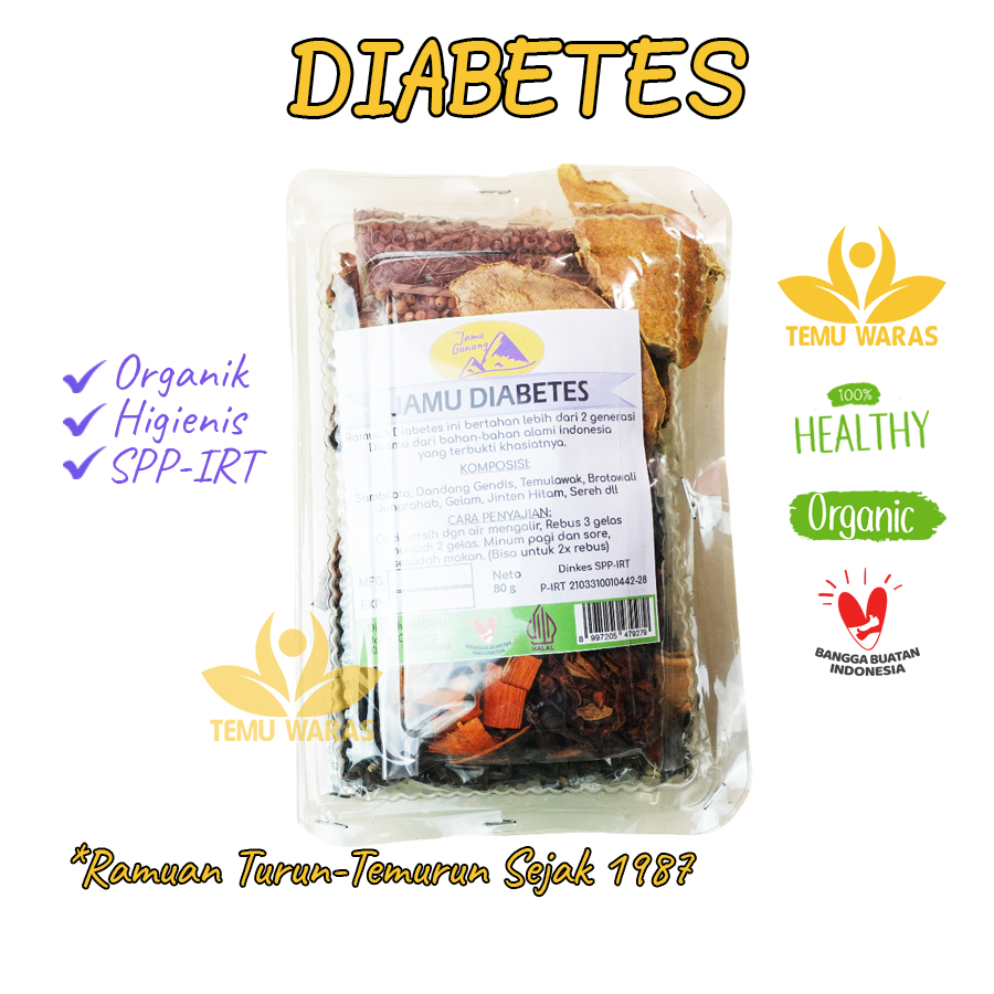 

Higienis! Jamu Diabetes / Gula Darah Racikan Simbah