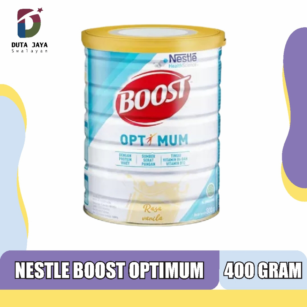 

Nestle Boost Optimum Susu Bubuk Rasa Vanilla 400 Gram