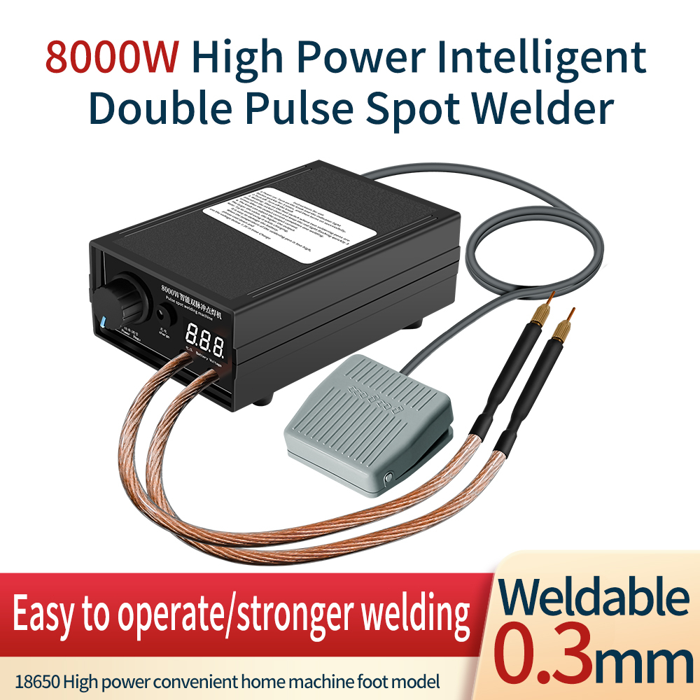 8000W Daya Tinggi Spot Welder Portabel Genggam Saat Ini Welder Disesuaikan untuk 18650 Baterai Alat Tangan