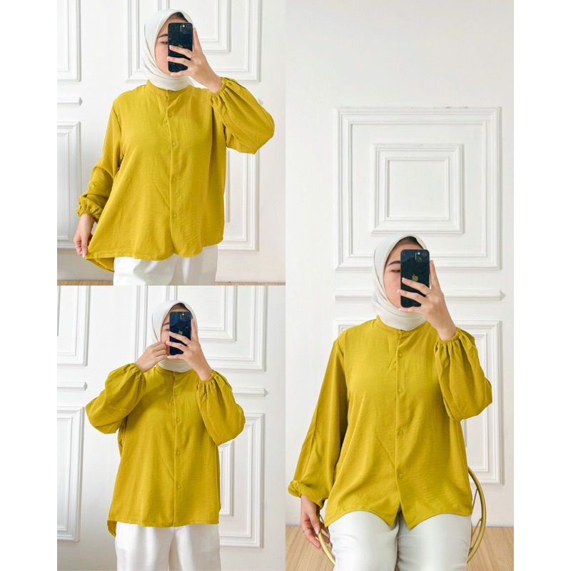 GFS  VELLA BLOUSE PREMIUM CRINCLE