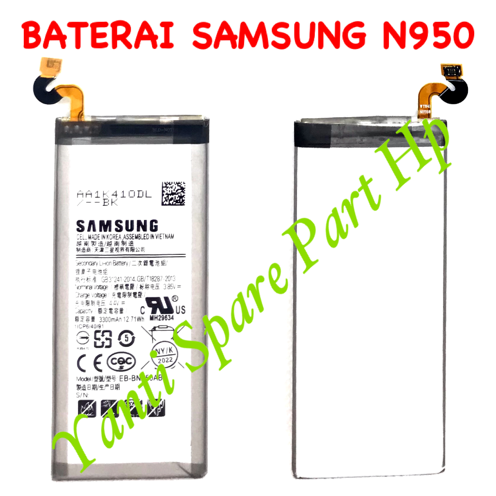 Baterai Samsung Note 8 N950 BN950ABE Original New