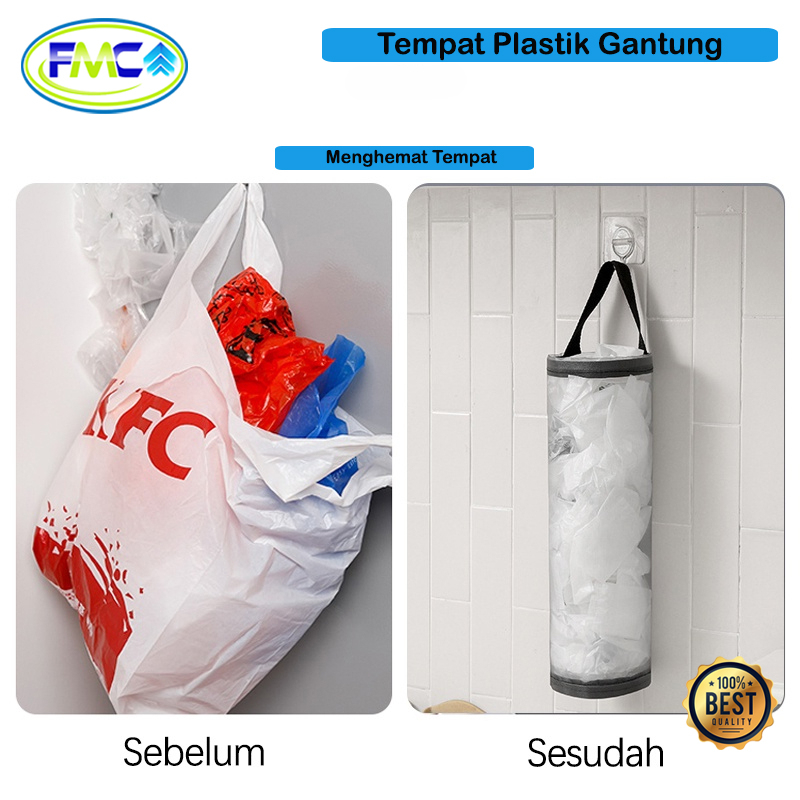 Tempat Penyimpanan Kantong Plastik Dispenser Gantung Plastik Kresek Praktis Serbaguna