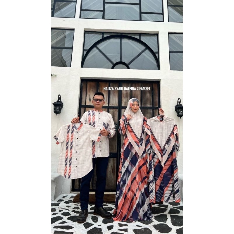 REYSHIJAB DAFFINA 2 OREN GAMIS SET by Haliza Syari