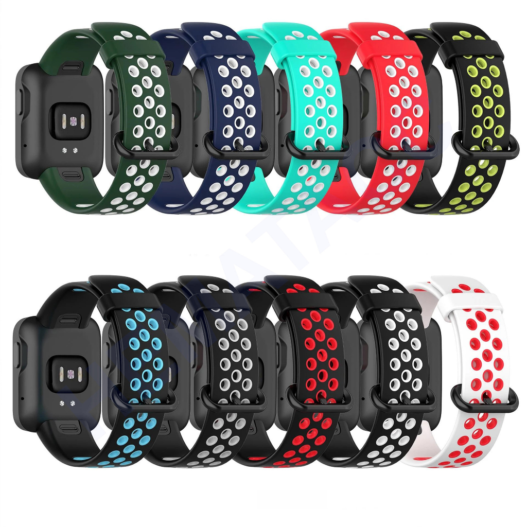 Strap Redmi Watch 2 Lite Sport Anti Gerah Tali Jam Sirkulasi Udara Hematacc