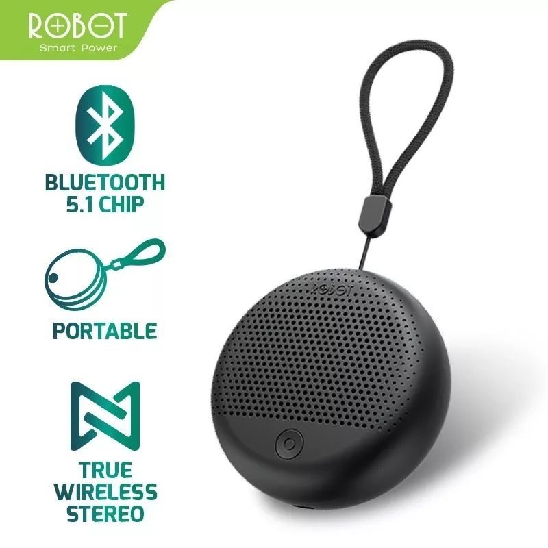 ROBOT RB30 SPEAKER SPEKER SPIKER BLUETOOTH 5.1 PORTABLE TWS ORI GARANSI RESMI