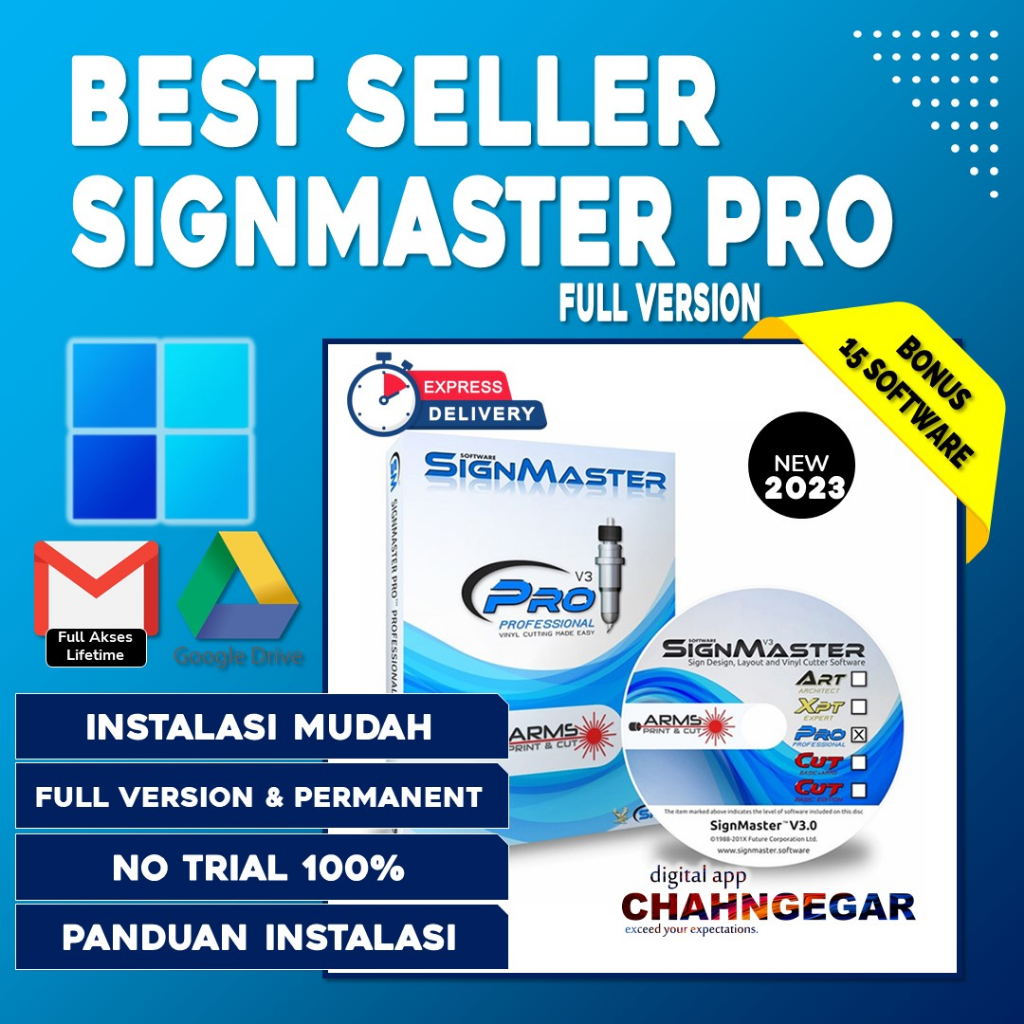 Signmaster Pro 5 Edition Full Lisensi Lifetime Software Cutting Sticker